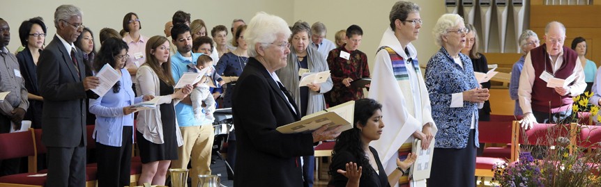 Becoming a sister - Sisters Joanne, Rosy, Mary David and Lynne and larger community at Rosy's first monastic profession